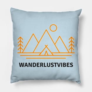 Wanderlust Vibes, Solo Traveling Pillow