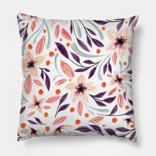 Romantic Floral Garden Pillow