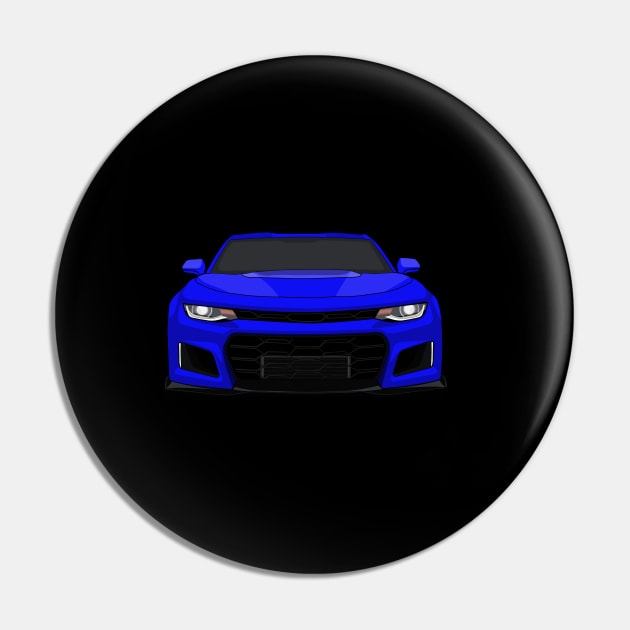 Blue Camaro Pin by dipurnomo