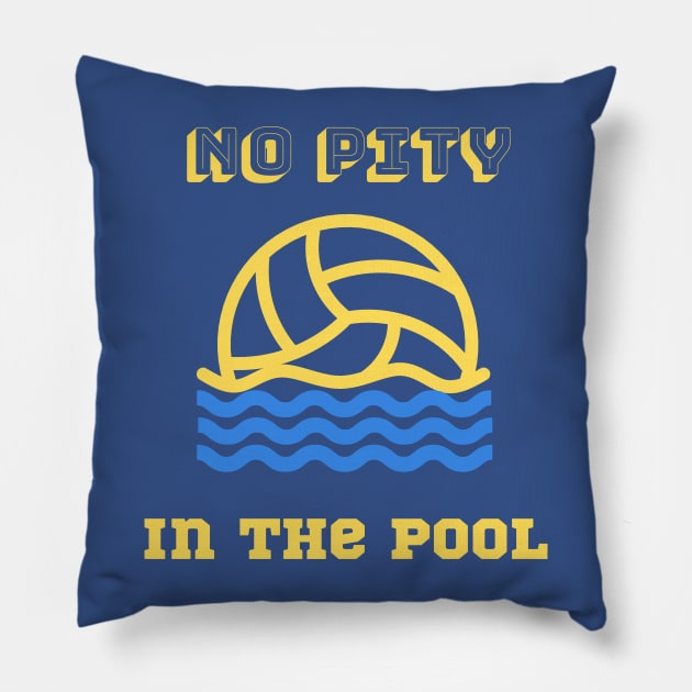 No Pity in the Pool Pillow by Createdreams