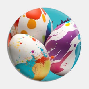 Easter painted eggs V2 Pin