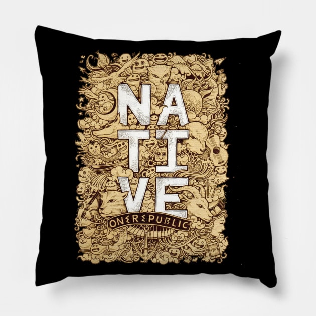 native one republic Pillow by cucut