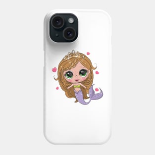 Cute Cartoon Mermaid Phone Case