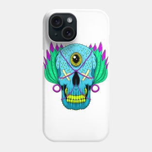 All-seeing skull Phone Case