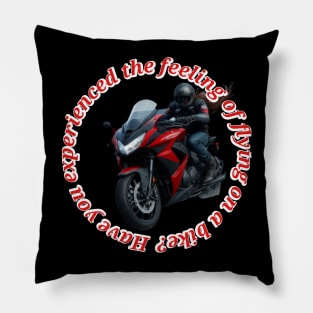 Big motorcycle lover Pillow