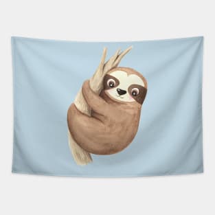 Cute Baby Sloth Tapestry