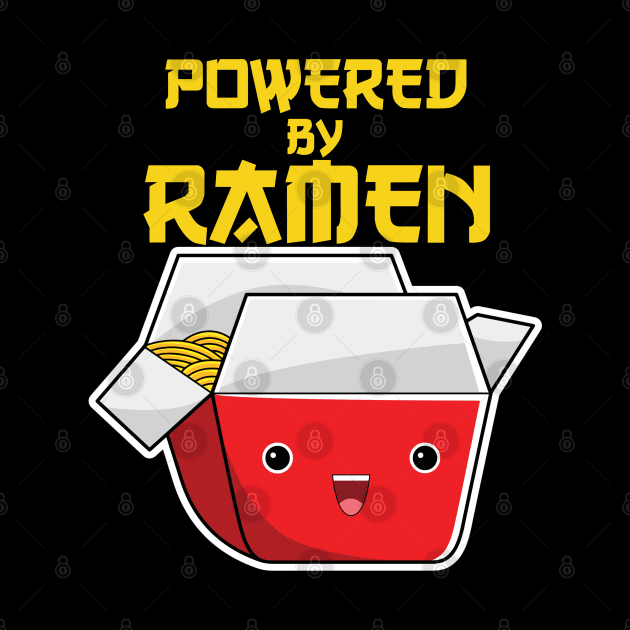 Powered By Ramen Kawaii Carton Bowl Face by Artisan