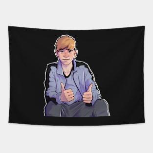Martinus - two thumbs up Tapestry