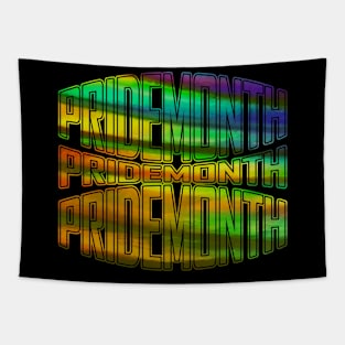 rainbow pridemonth Tapestry