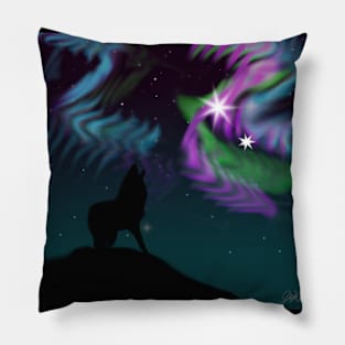 Howling of the night Pillow