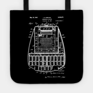 Stenographic Machine Patent Tote