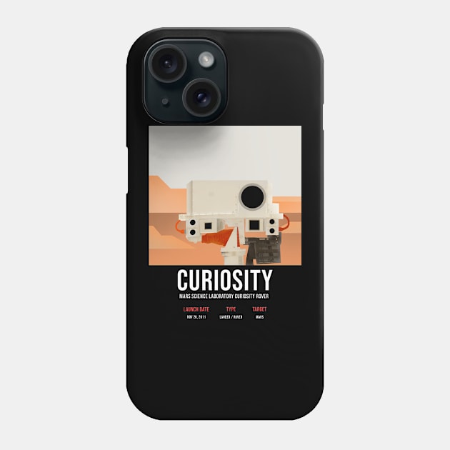 Curiosity Rover - Mars Phone Case by Rzx47