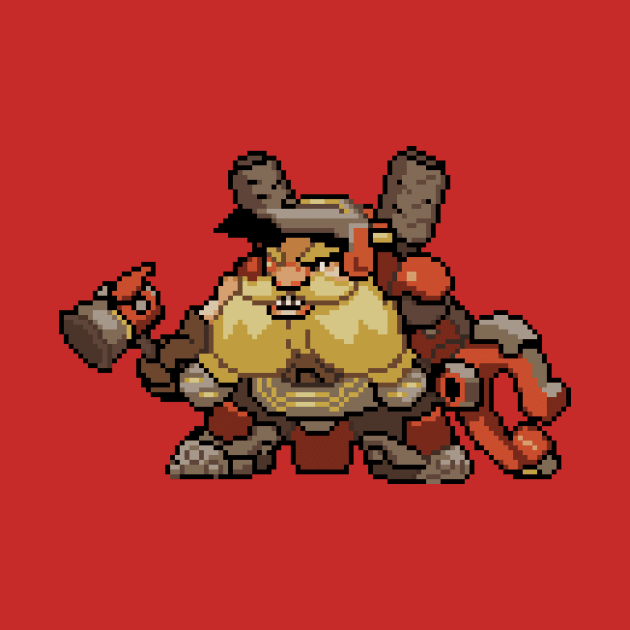 Overwatch - 16-Bit Torbjorn by wyckedguitarist