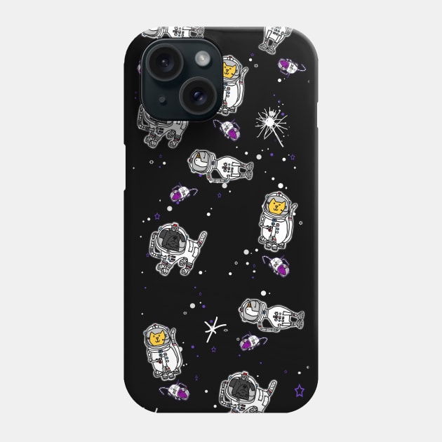 Who Needs Space Astronaut Animals Phone Case by ellenhenryart