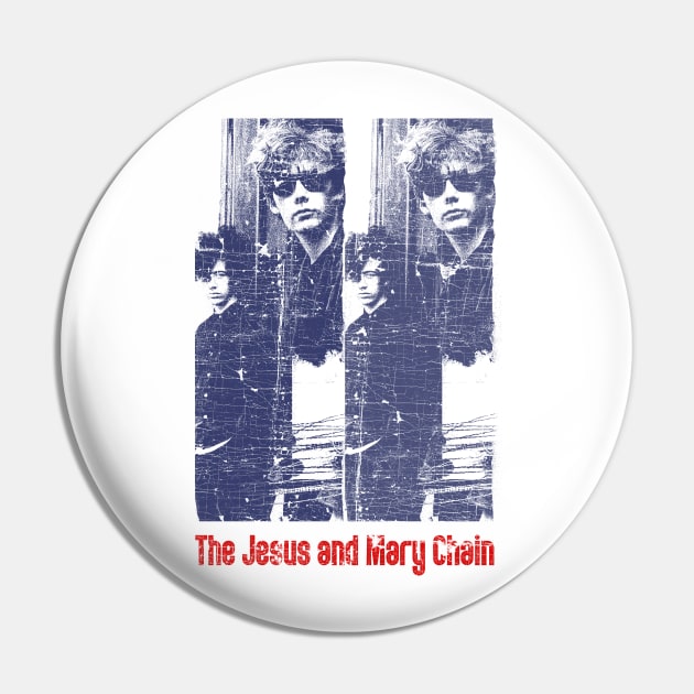 The Jesus & Mary Chain - - - Glitch Fan Art Pin by unknown_pleasures