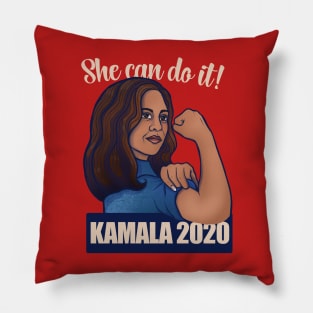 She can do it KAMALA 2020 Pillow