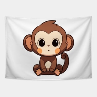 Cute little monkey Tapestry