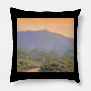 Sunset village life Pillow