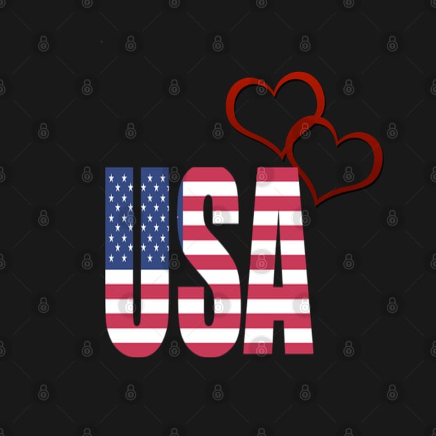 Love The USA by D_AUGUST_ART_53