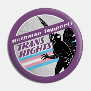 Trans Pride Mothman Pin