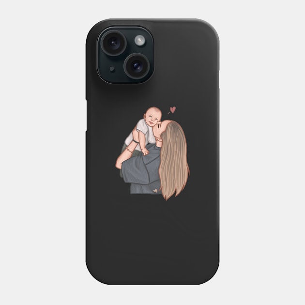 Little Love || Perrie and Axel Phone Case by CharlottePenn