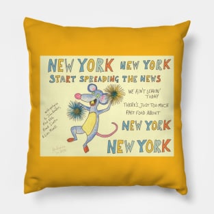 Restaurant Rats of New York New York Pillow