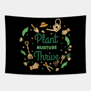 Plant Nurture Thrive Tapestry