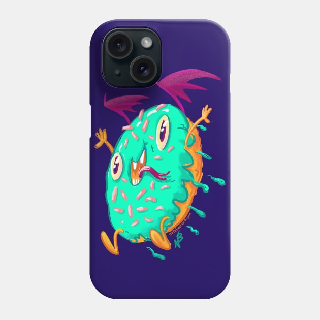 Dunky Glaze the Demon Donut Phone Case by natebear