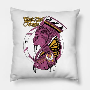 Pink Gold - Goddess Of Egypt Black Girl Magic Pillow