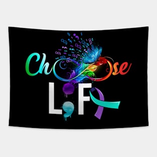 Choose Life Suicide Prevention Awareness Tapestry