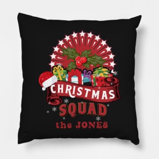 Christmas Family Squad  the Jones Pillow