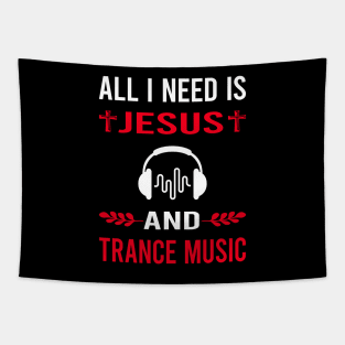 I Need Jesus And Trance music Tapestry