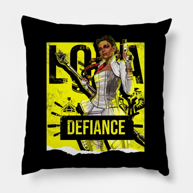 Apex Legends Loba Defiance Pillow by LucioDarkTees