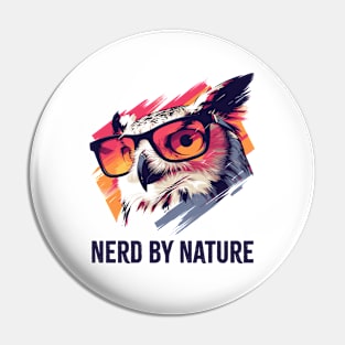 Nerd by Nature Pin