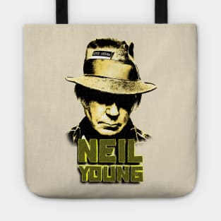 Neil Young - Engraving Style Tote