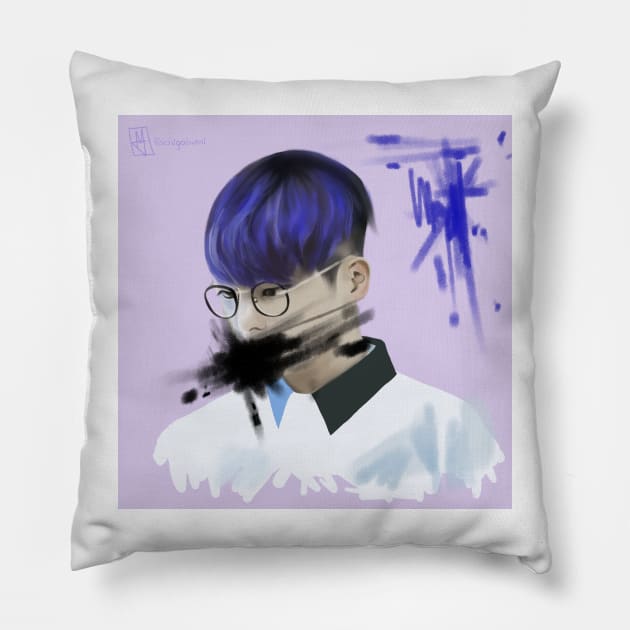 Xiumin | EXO Pillow by ichigobunny