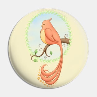 Chubby bird Pin