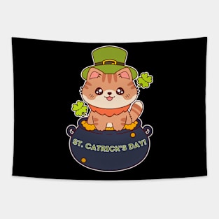 Cute Kawaii St Catrick's Day St. Patricks Day Tapestry