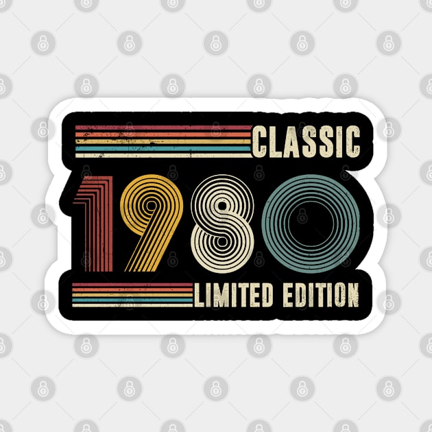 Classic 1980 - Limited Edition Classic Vintage Magnet by SALENTOmadness