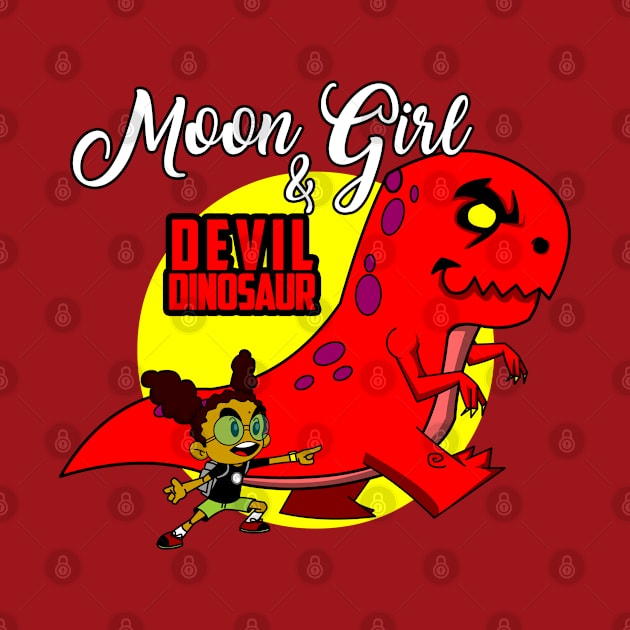 Moon Girl and Devil Dino! by IamNinjaD