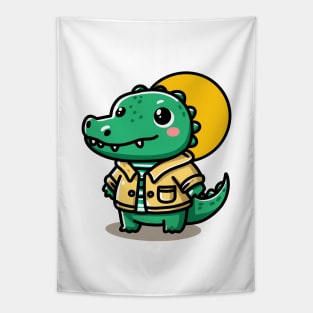 Cute Crocodile Tapestry