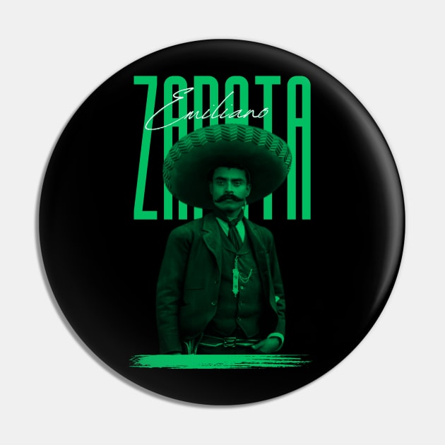 Emiliano zapata///original retro Pin by DetikWaktu