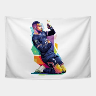 kylian mbappe celebration Tapestry