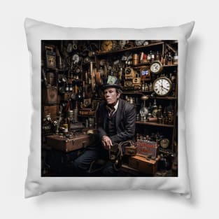 Tom Waits Step Right Up Pillow