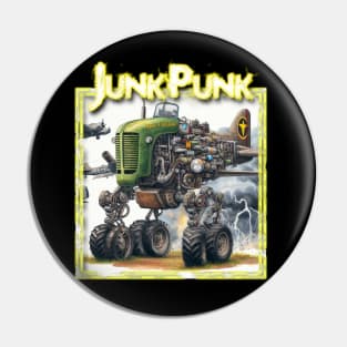 JunkPunk - Jacked Tractor Truck Plane - WelshDesigns Pin