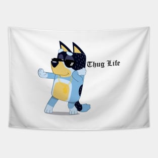 Bluey Thug Life Tapestry