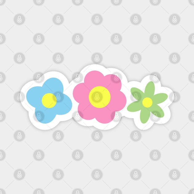 Kawaii Flower Magnet by Kelly Gigi