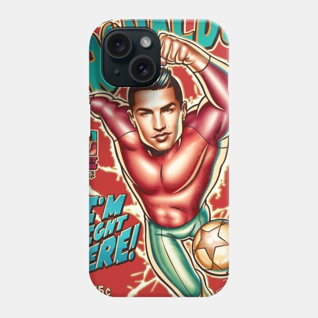 The Machine Ronaldo Phone Case by renatodsc