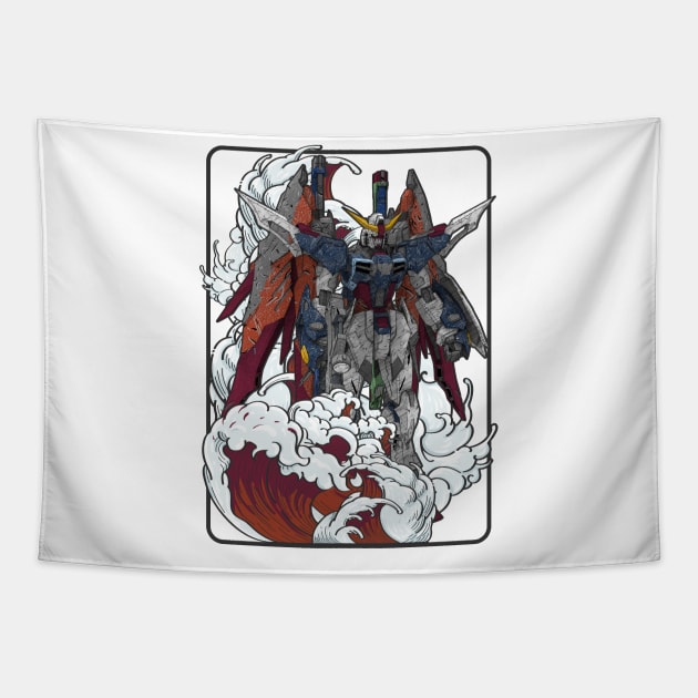 Metal Build Destiny Gundam Tapestry by gblackid