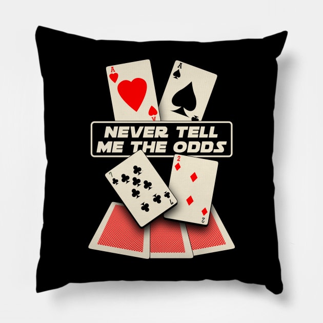 Never Tell me the Odds Pillow by robotrobotROBOT